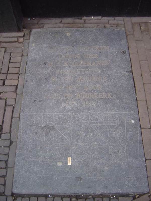 Beschrijving: grafsteen zuster bertken utrecht